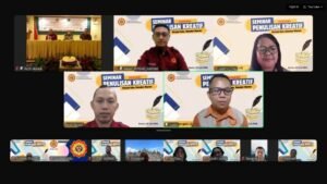 Peluncuran Website Pergabi Secara Hybrid. Sumber: Dok. Panitia