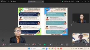 Paparan Materi oleh Narasumber (Dok. Capture Zoom Meeting Panitia)
