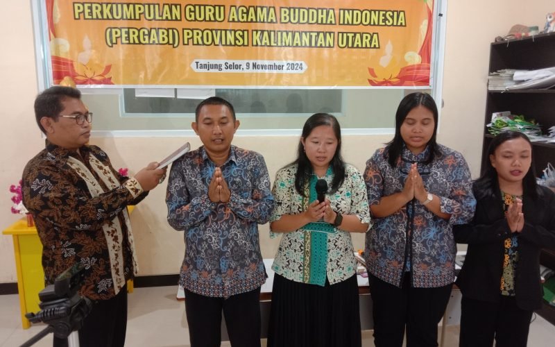 Sutrimo Pimpin PERGABI Kalimantan Utara: Komitmen untuk Pendidikan Agama Buddha yang Berkualitas