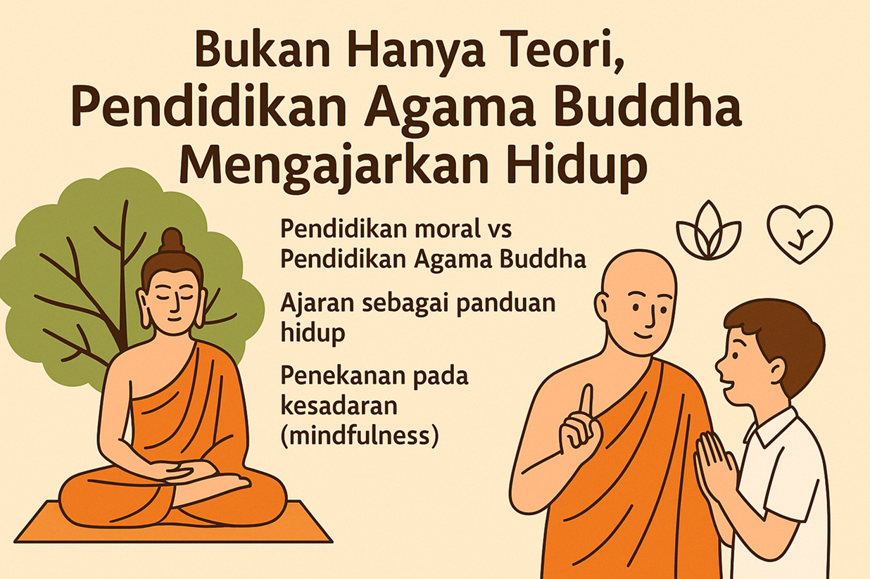 Bukan Hanya Teori, Pendidikan Agama Buddha Mengajarkan Hidup